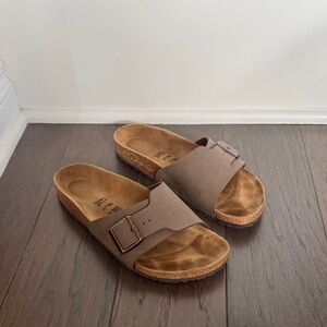 Birkenstock Mocca Catalina Slide Sandals